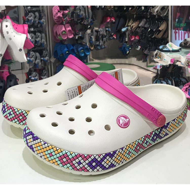 Sepatu wanita Crocs asli sandal pantai warna-warni |WZ3ybiMk|