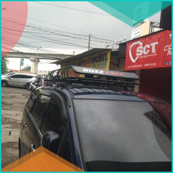 Roof Rack bagasi atas mobil Toyota kijang model buzz rack + cross bar