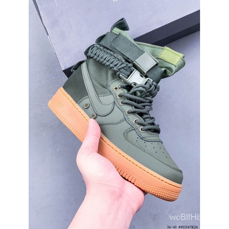 SF Laced-Up Military Pria Sepatu AIR AF1 Force No. 1 Function Special Forces Series Sepatu Olahraga 