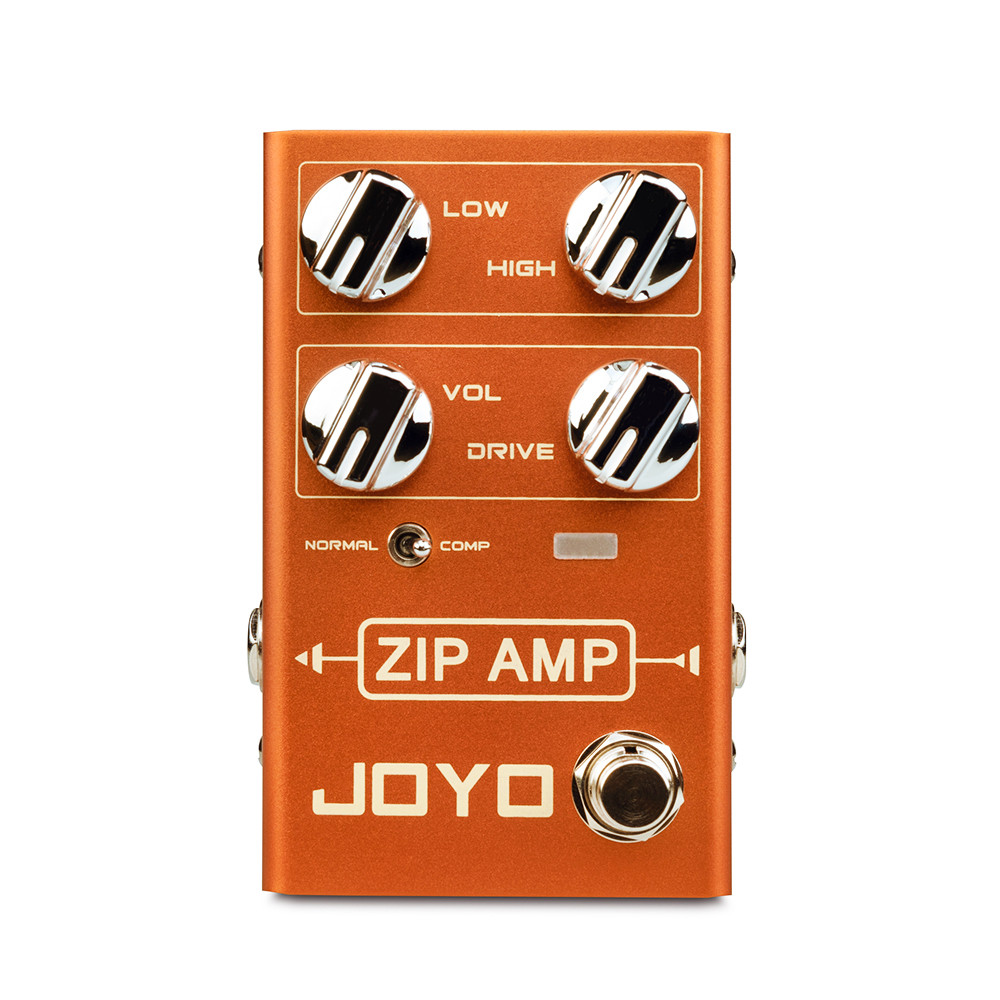 JOYO R-04 ZIP AMP Pedal Gitar dengan Kompresi Kuat Overdrive Tone dengan Sakelar Toggle COMP untuk E