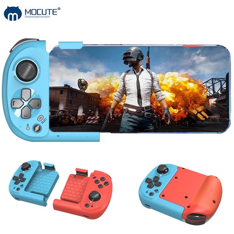 Mocute 061 Gamepad Nirkabel Bluetooth Kontroler Game Terpisah Kiri Kanan Tipe-C Gaming VS Mocute 060