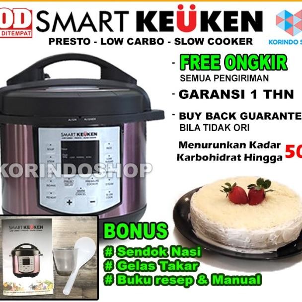 Rice Cooker Smart Keuken Low Carbo / Rice Cooker Sehat Rendah Gula