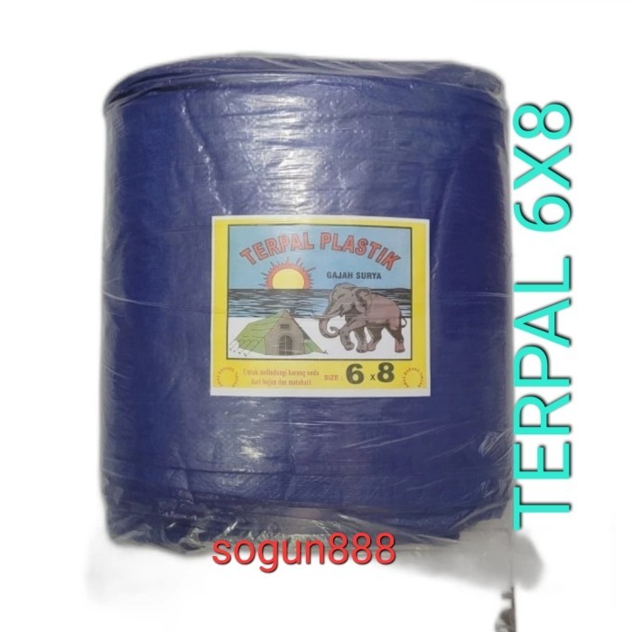 SALE Terpal Plastik 6x8 meter. Terpal 8x6 type A3