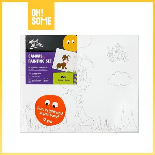 

OHSOME MONT MARTE Coloring Painting Canvas Set Lukis Gambar Anak DIY