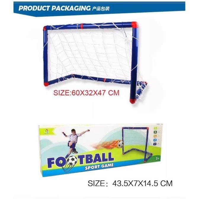 Mainan Anak Soccer Game SEPAK BOLA Dengan Gawang Mini LTF