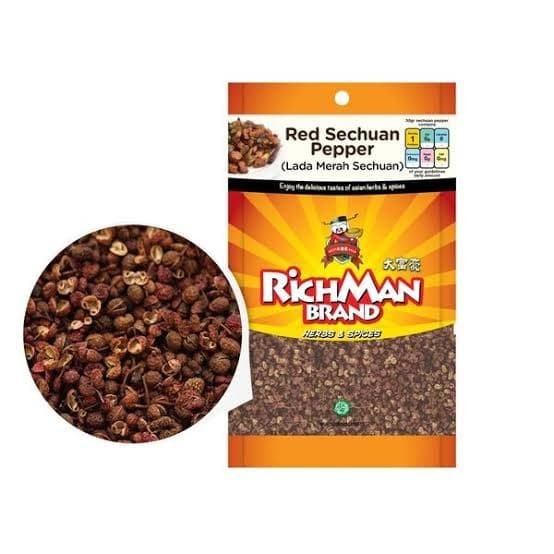 

Bya - Richman Brand Red Sechuan Pepper 30 Gr/Lada Merah Sechuan