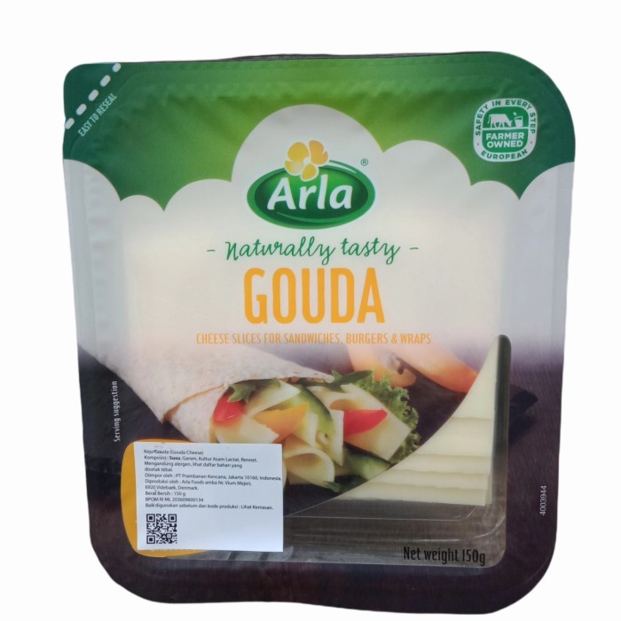 

Bya - ( Instans Only ) Arla Gouda Chesee 150 Gr