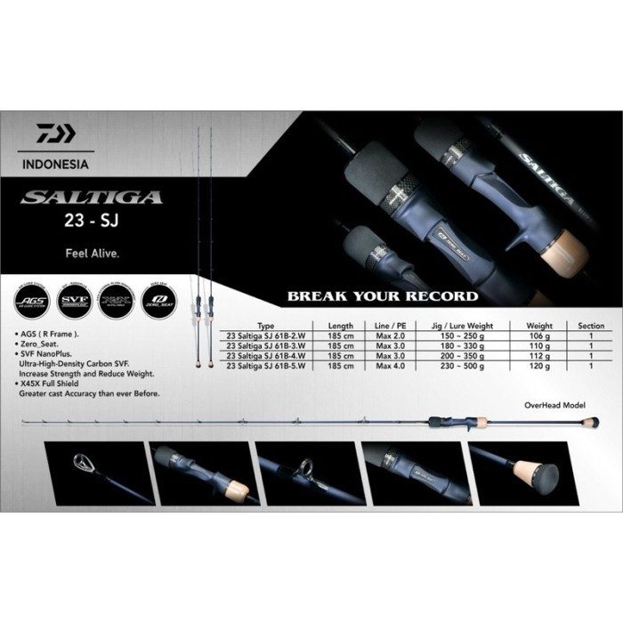 Joran OH Daiwa Saltiga SJ New 2023