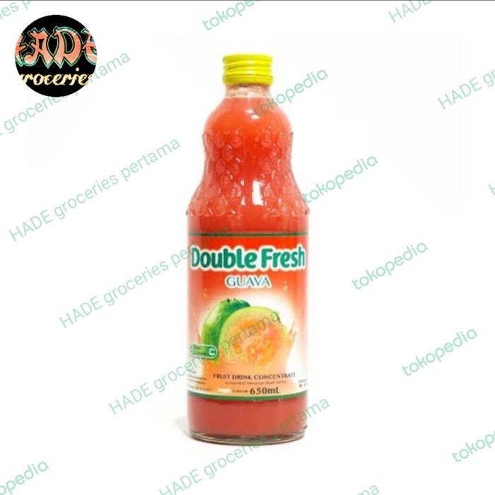 

Bya - Sirup Guava Double Fresh 650Ml Concentrate Fruit Drink Syrup Sirop