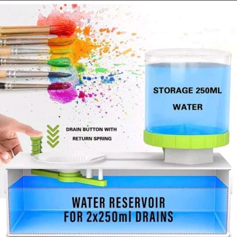 

fbx-4 brush rinser paint,pembersih kuas lukis,pembersih kuas cat,brush cleaner,dispenser brush rinser,brush rinser paint brush,alat pembersih kuas lukis Viral