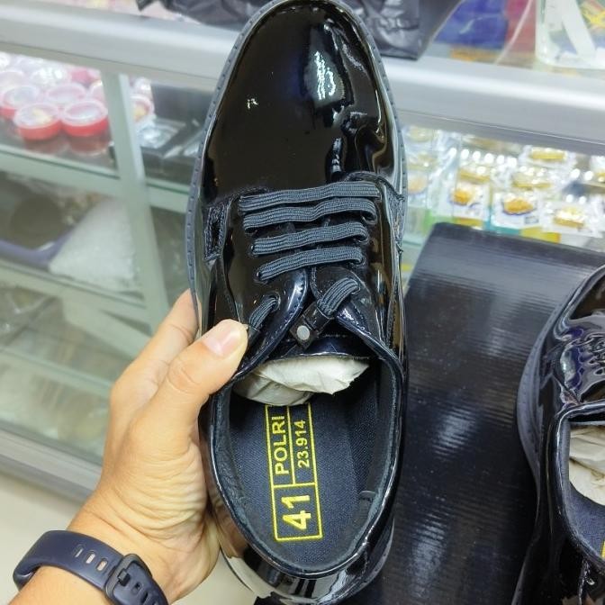 sepatu pdh jatah polri asli JS