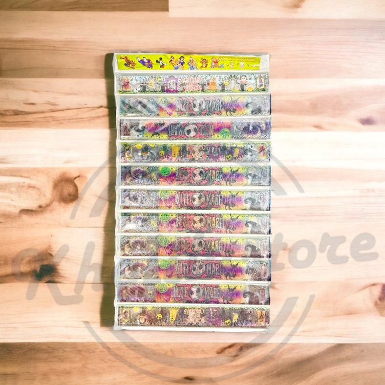 

(36 pcs) Penggaris Plastik Rentengan Motif Karakter 30cm yang laris