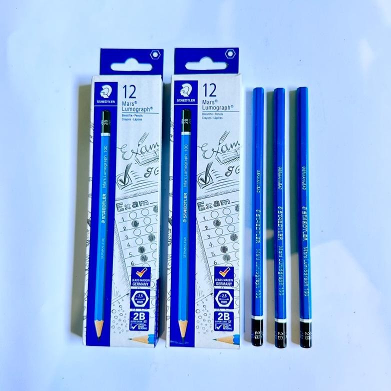 

Pensil 2B Staedtler Mars Lumograph isi 12 pcs yang laris