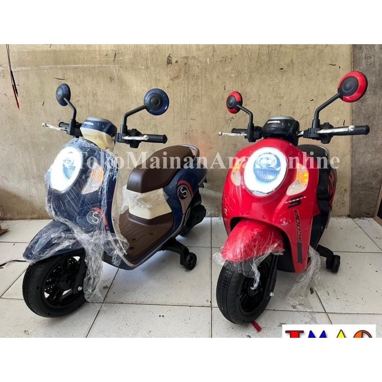 Baru Motor Aki Anak HONDA PCX NMAX PMB 988 588 M988 M588 Mainan Anak Motor Scoopy M-999 M999 Motor K