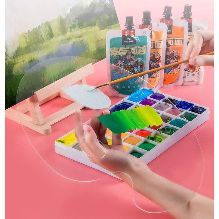 

Gfd-12 Pallete Acrylic / Palet Lukis Akrilik / Mixing Palet / Palet Besar / Palet Akrilik / Tatakan Cat Lukis