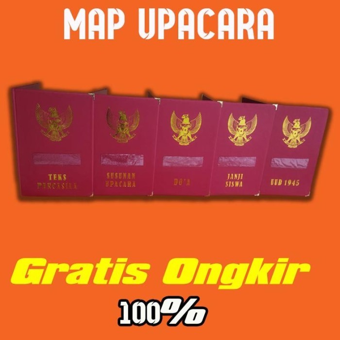 

Sale Paket Map Teks Upacara Bendera Satuan Dan 1 Set (Isi 5 Map)