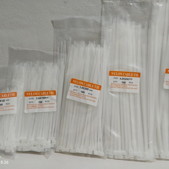 

Sale Kable Ties Pengikat Kabel Klip Kabel Nylon Cabletie 10 15 20 25 30 Cm