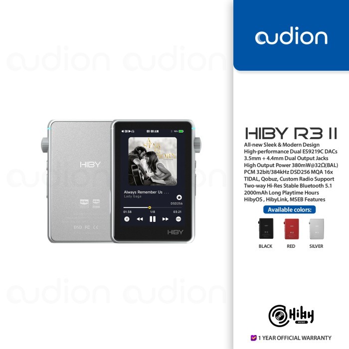 Termurah Hiby R3 Ii/Gen 2 Es9219C Bluetooth Portable Digital Music Player Dap