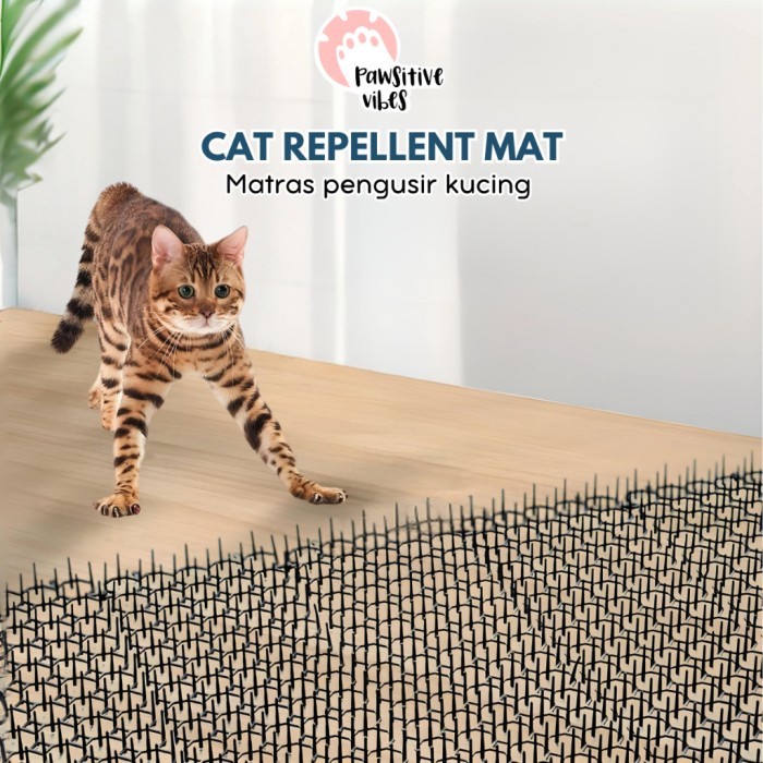 PROMO Matras Pengusir Kucing - Cat Repellent Mat - Matras Paku Anti Kucing
