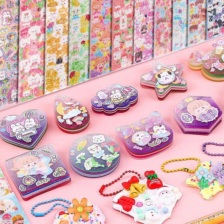 

Baru Set Lem Krim Stiker Guca Kuca Hadiah Pendidikan Anak-anak Hadiah Pendidikan Guca Stiker Piring Lem Krim Mainan DIY Berkualitas