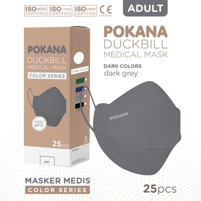 Promo Pokana Duckbill 25 Pcs - Masker Medis Pokana - Masker