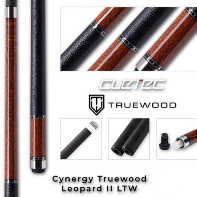 Stick billiard Cuetec Cynergy Truewood Leopard Leather WRAP - NEW