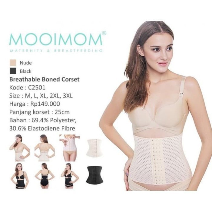 Mooimom Breathable Boned Korset