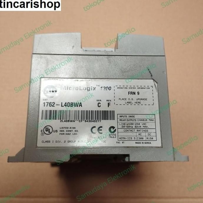 NEW SALE!! Plc Plc Allen Bradley Micrologix 1200 Bonus Software