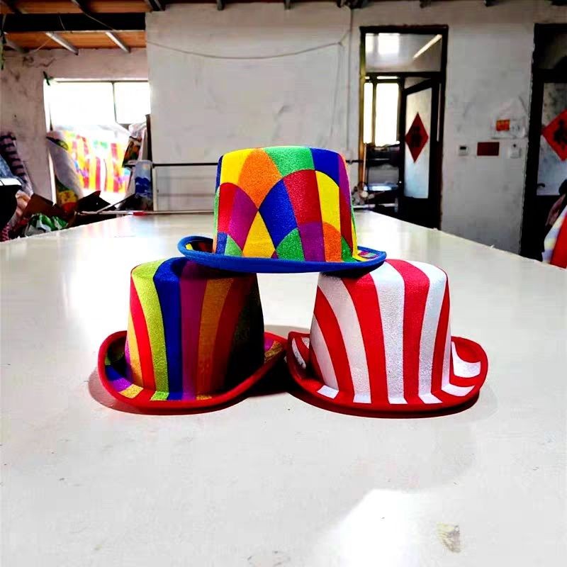 

Topi Badut Halloween Anak, Topi Pertunjukan Tinggi