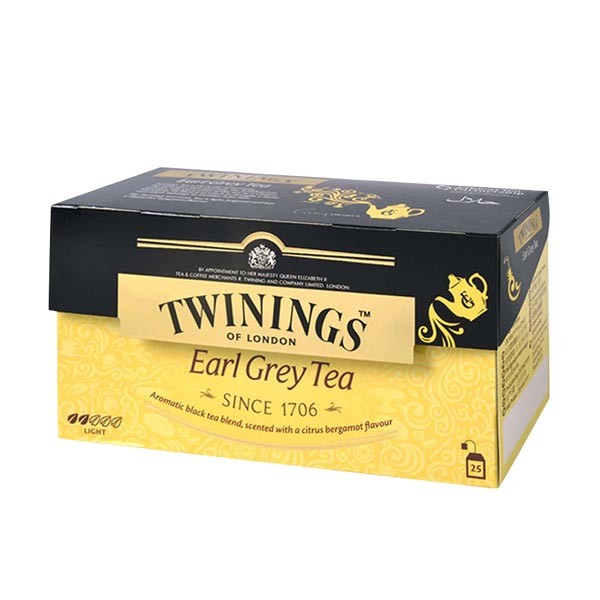 

TWININGS TEA EARL GREY 25 PCS X 2 GR