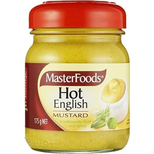 

Ready Masterfoods Hot English Mustard 175Gr Sauce Dressing Saus