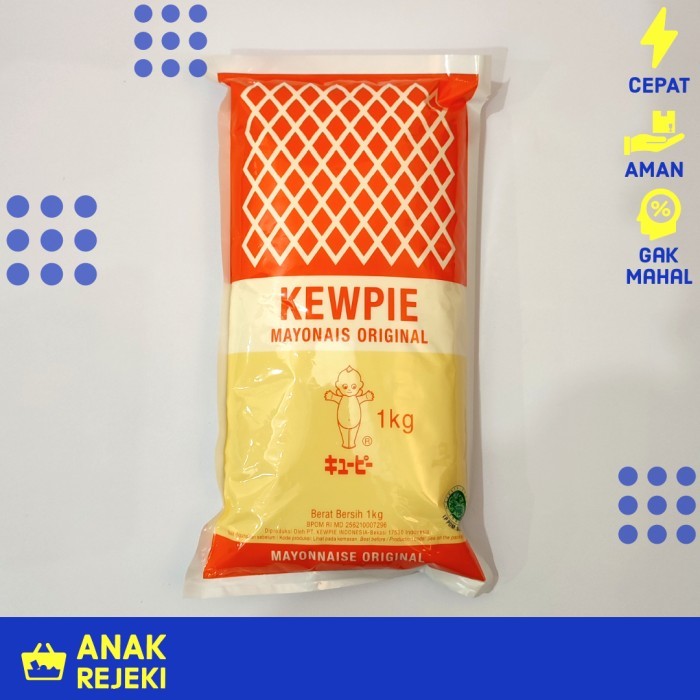 

Ready Saus Kewpie Mayonais 1Kg / Saus Mayones Kewpie Dressing Salad