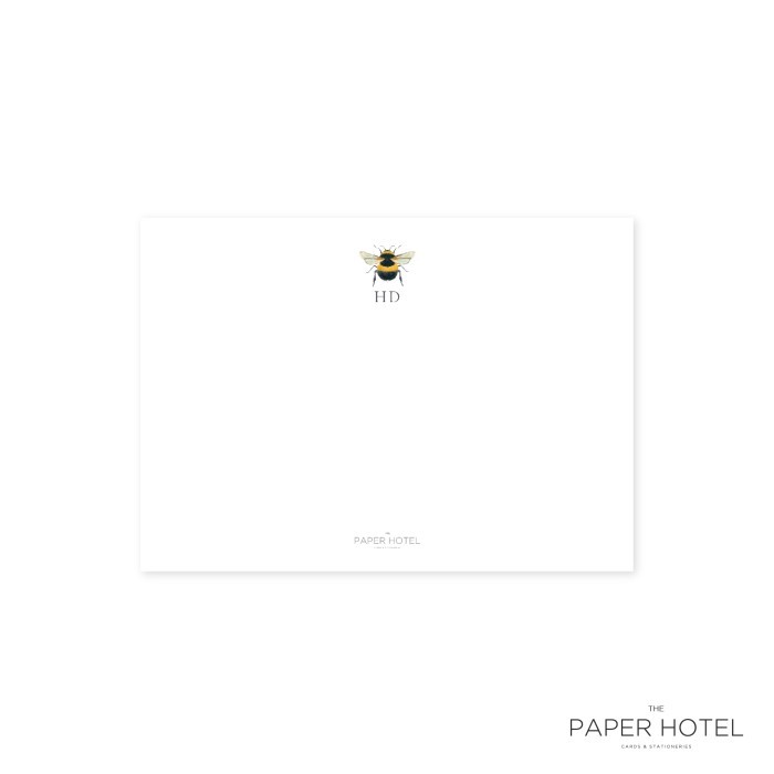 

Notecard - The Bee (Personalized Initials/ Name, 16pcs)
