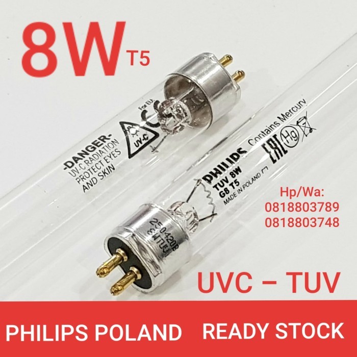 Promo Uvc 8W T5 / Tuv 8W T5 Philips Polandia