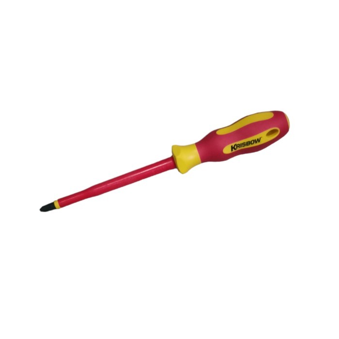 Krisbow Insulated Screwdriver Obeng Listrik (+) PH 3 x 150mm