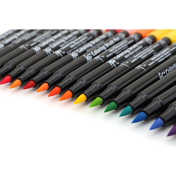 

T E R B A R U Paling Baik Sakura Koi Coloring Brush Pen - 12 Natural Color Set