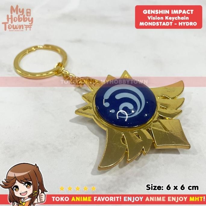Gantungan Kunci Vision Genshin Impact Mondstadt Glow In The Dark