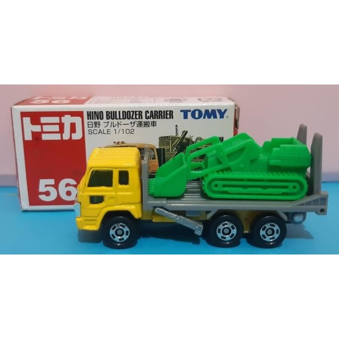 Tomica Takara Tomy Biru 56 Hino Bulldozer Carrier