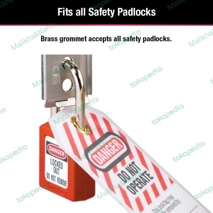 

yang dicari] LOCKOUT TAG, STANDARD, "DO NOT OPERATE", STRIPED