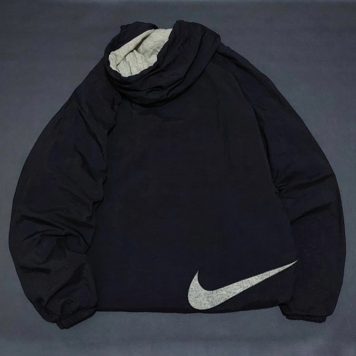 JAKET VINTAGE NIKE BIG SWOOSH WINDBREAKER PULLOVER SPELLOUT UNISEX