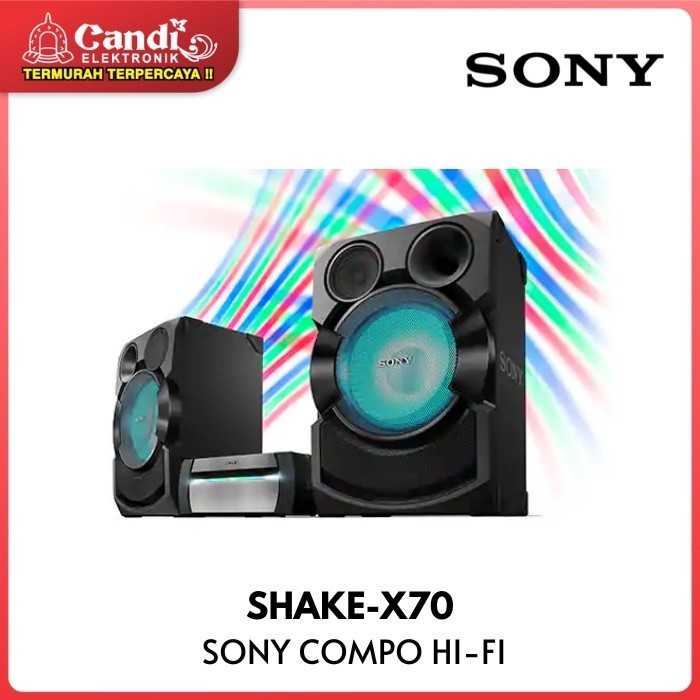 TERLARIS SONY Speaker Compo Hi-Fi SHAKE-X70