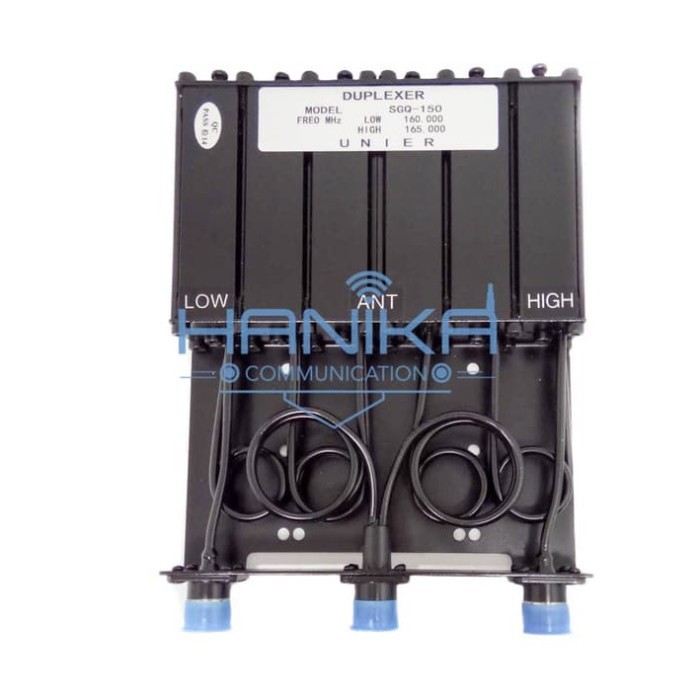TERLARIS UNIER DUPLEXER VHF 165-170MHZ ORI BARU 1 ANTENNA REPEATER RADIO RIG