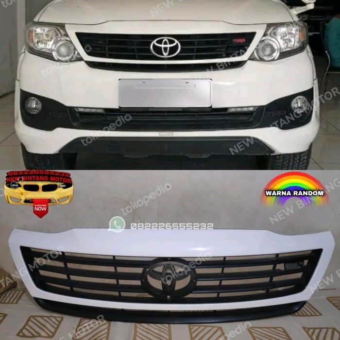 GRILL FORTUNER TRD VNT TURBO 2012 2014 ORIGINAL