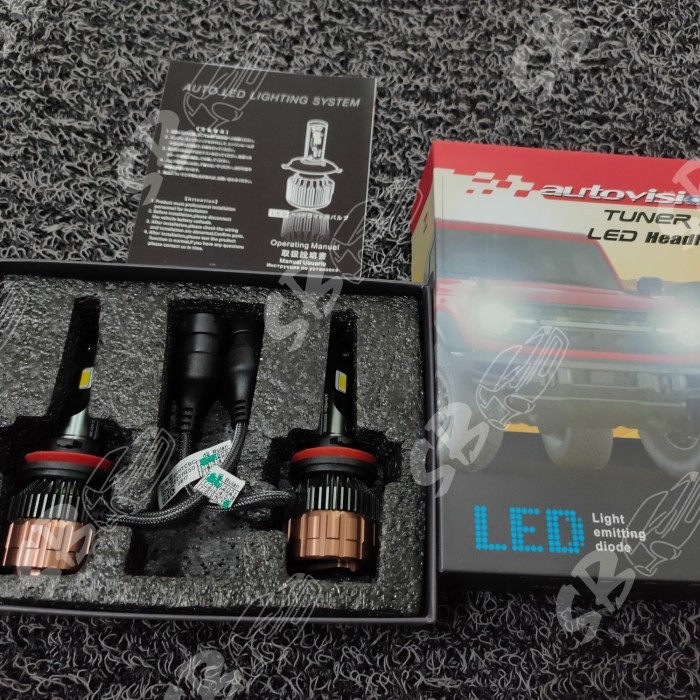 LED AUTOVISION H11 TUNER RS H11 3 WARNA GARANSI 1 THN FOGLAMP HEADLAMP