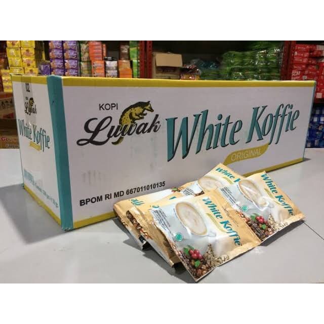 

Kopi Luwak White Koffie20Gr 1Dus@20Renceng