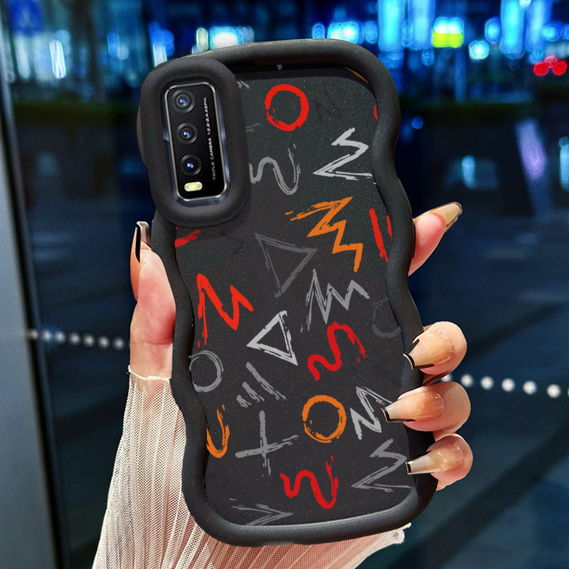 Casing Hp Untuk VIVO Y20 Y20i Y20s Y12s Y12a Y20T Y11s Y30G Case Casing pola rusak dan brilian Kasin