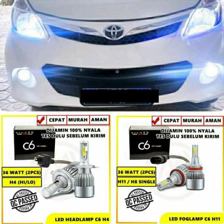 Terlaris Lampu Utama Mobil | Led Headlamp | Avanza-Xenia-Jazz-Calya-Sigra-Brio Berkualitas