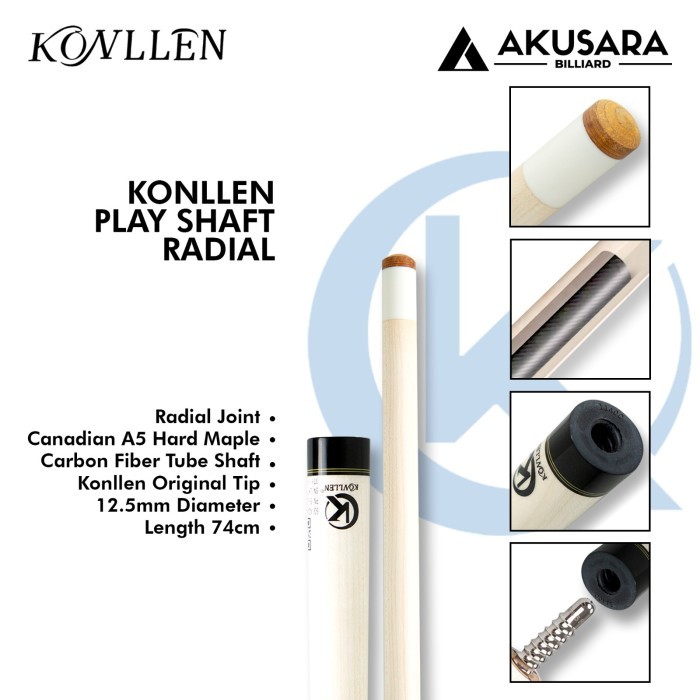 Promo Stik Billiard Shaft Maple Konllen New