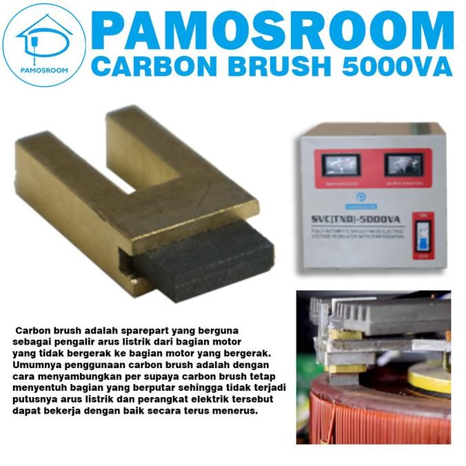 Pamosroom Carbon Brush Stabilizer 5000Va Arang Pengalir Listrik