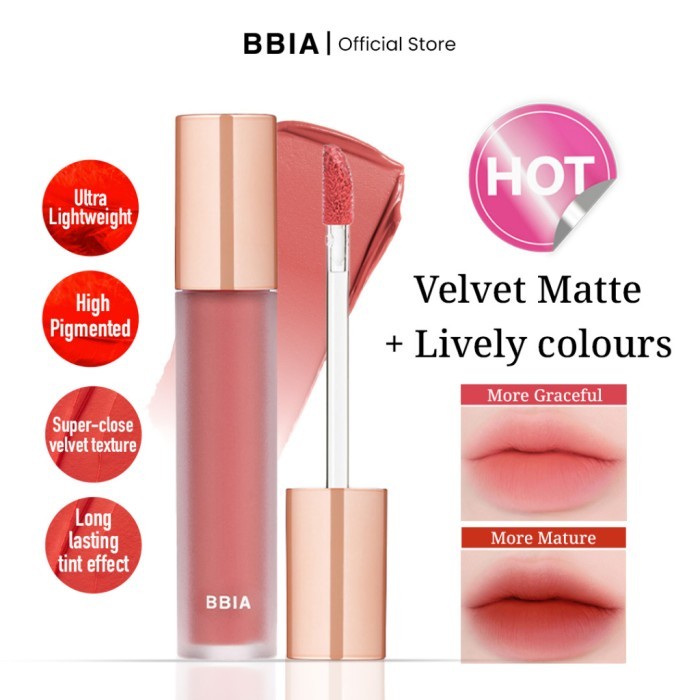 PROMO BBIA - Last Velvet Lip Tint Hottes / Flower / Note